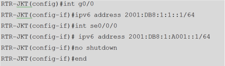 RIPng Configuration (IP address)